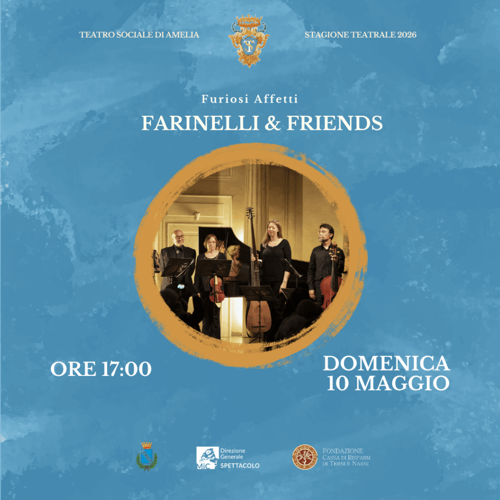 Teatro Sociale di Amelia - Locandina Evento Domenica 10 Maggio 2026