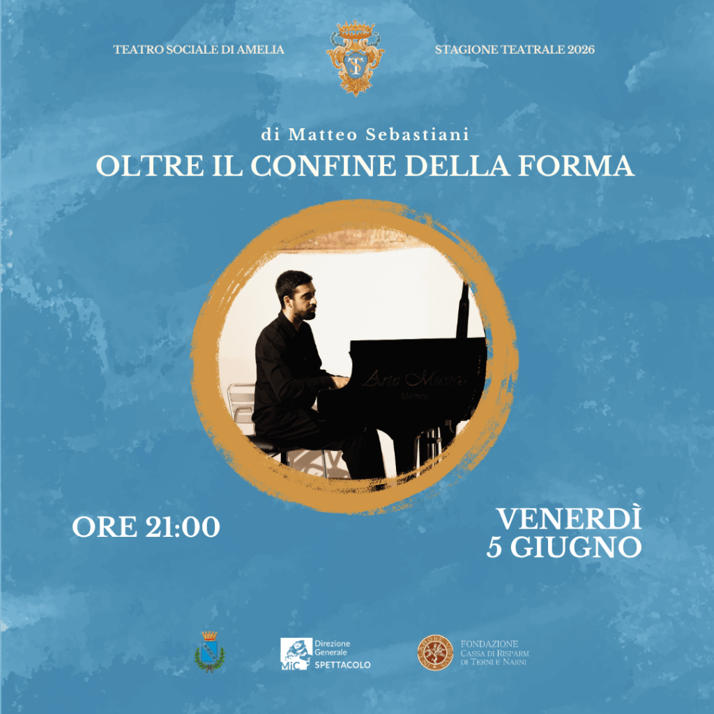 Teatro Sociale di Amelia - Locandina Evento Venerdì 5 Giugno 2026
